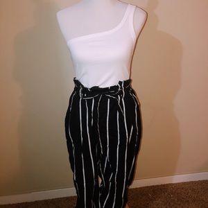 ✨Navy paperbag pants